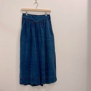 Wilfred denim long “Isabella “ skirt.